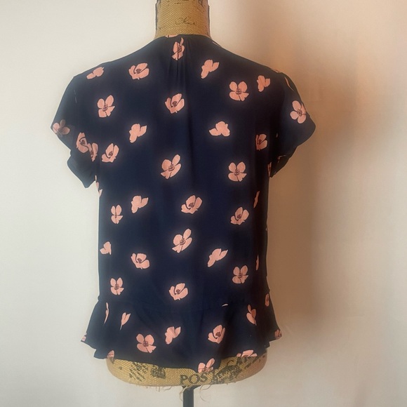 Rails Bretton Navy Poppies Blouse - Picture 3 of 9